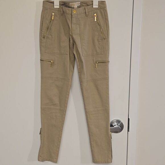 Michael Kors Cargo Skinny Leg Jeans - Picture 2 of 10